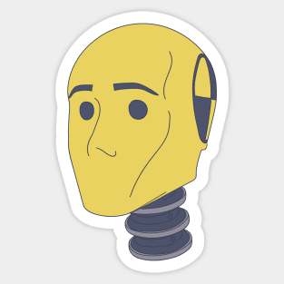 Crash Test Dummy - Testing Device - Stuntman Head Sticker